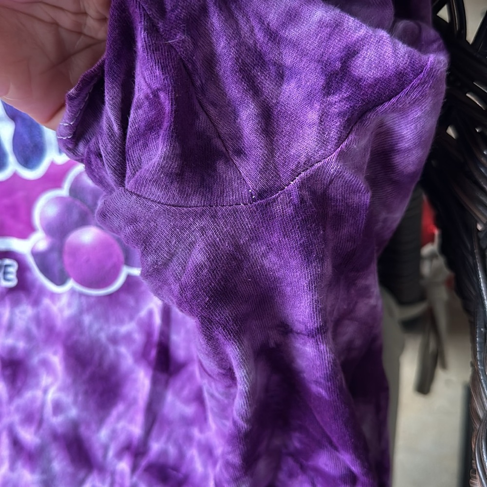 Coca Cola Fanta Purple Tie Dye Short Sleeve Top 2XL - Picture 4 of 6